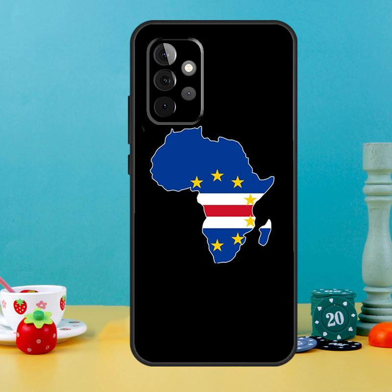 Cape Verde Flag Coat of Arms Case For Samsung Galaxy A52 A32 A12 A14 A34 A54 A13 A33 A53 A73 A50 A70 A71 A51 Back Cover