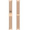 Bracelet for Samsung Galaxy Watch 4/5/6/7/FE 40/42/43/44/45/46/47mm, Pink Rose Gold