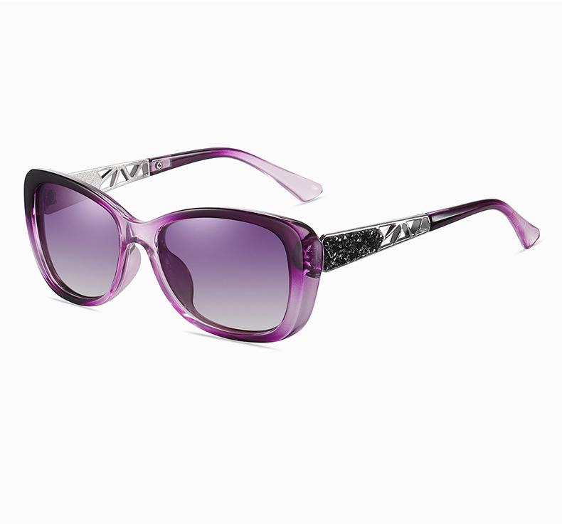 Неполяризованные солнцезащитные очки-бабочки для женщин, роскошный дизайн, элегантные женские солнцезащитные очки, модные очки с градиентом «кошачий глаз»