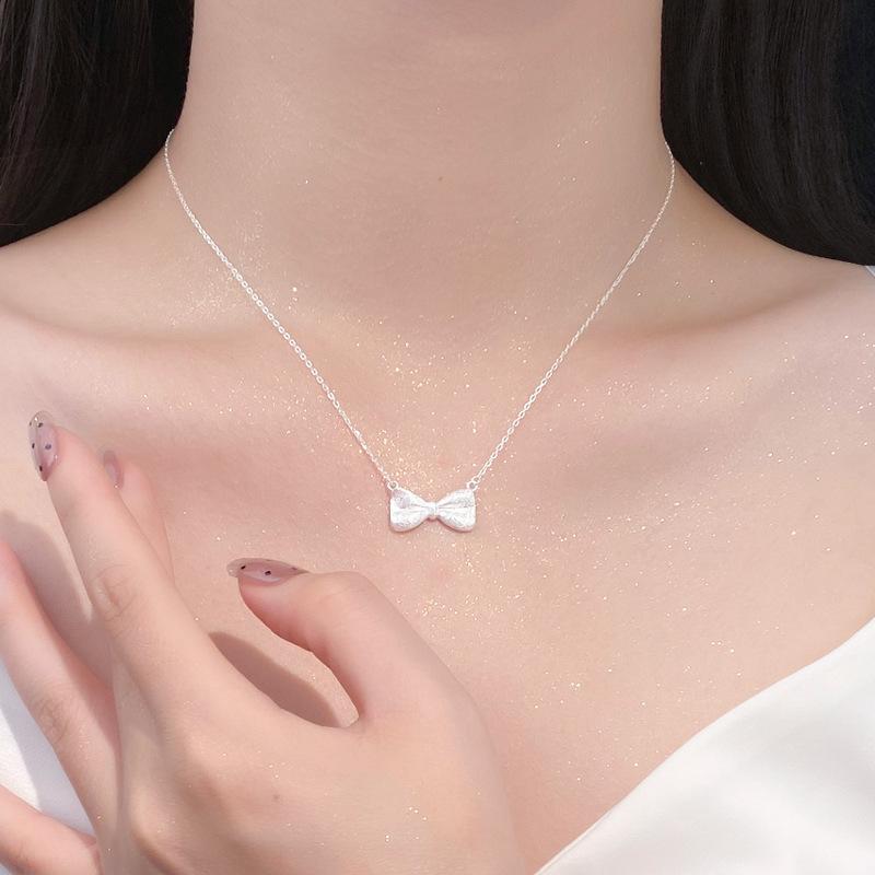 Продвинутое ожерелье-бант, Летняя толпа, Милый подарок для девушки, Цепочка-воротник