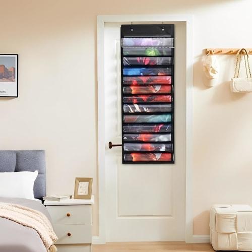 Portable Game Mat Tube Holder | Clear Accessory Bag with Slots for Play Areas, Walls, Bedroom Doors, Family Gatherings, and Birthday Parties