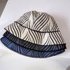Xiyu Chic Ins Holiday Художественная полосатая кружевная солнцезащитная женская кепка-ведро для рыбалки