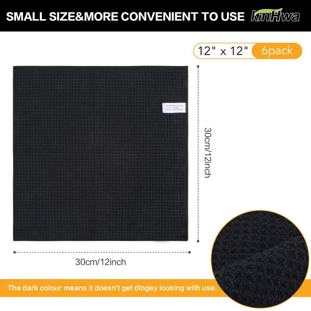 Полотенце для сублимации кухни из микрофибры с вафельным переплетением, полотенце для сушки посуды и салфетка для уборки кухни, быстросохнущее кухонное полотенце