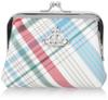 Кошелек для монет 52010005U L0057 O101 MADRAS CHECK SAFFIANO PRINT [Vivienne Westwood] Для женщин [Товар]