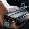 New Top Symmetrical Double-Lids Armrest Box Cover Soft Memory Heightening Elbow Support Pad With Side Storage Pocket Organizer
