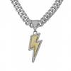 Кубинская цепочка Lightning Full Diamond, европейский и американский стиль хип-хопа, индивидуальное ожерелье с бриллиантовой инкрустацией