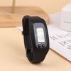 1pc LED Pedometer Bracelet Step Counter Watch 12/24H Time Display Step Counter Watch Silicone Step Tracker Fitness Watch