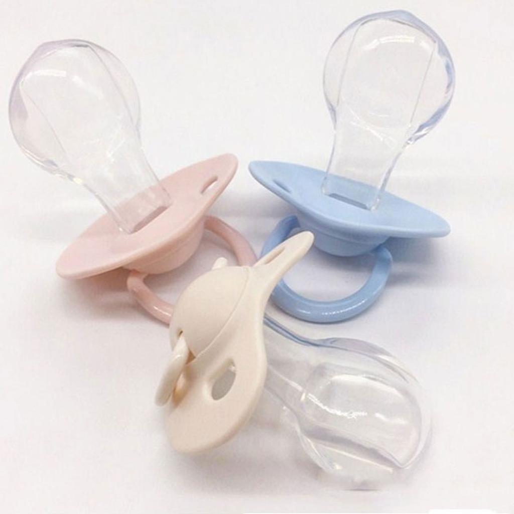 Stress Relief Adult Pacifier Soft Silicone Male Female Soother Pacifier Ergonomic Reduced Snoring for Anxiety Reduction