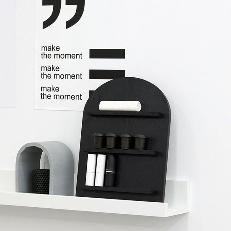 1шт деревянный органайзер для косметики белый скандинавский стиль многослойный минималистский черный серый полка для ванной комнаты дерево