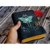 Leather Journal Spell Wizard Cat Book Blank Notebook Book Of Shadows Wiccan