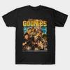 Мужская черная футболка с принтом Goonies, печать на трансферной бумаге без вырезания, хлопковая футболка