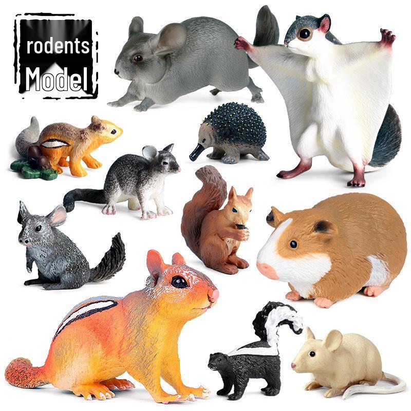 Children's Cognitive Rodent Simulation Toy: Chipmunk, Marmot, Squirrel, Guinea Pig Models