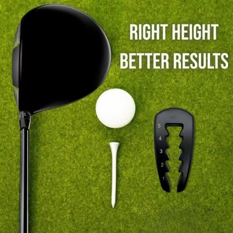 2pcs Precision Tee Height Setter Golf Tee Height Adjuster Consistent Swings Easy-to-use Golf Training Aid