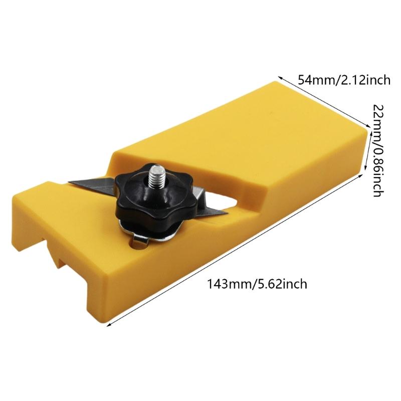 Portable Ergonomic Gypsum Board Hand Plane Cutter Suitable for Precise 45° 90° Edges Chamfering in Efficient Woodworking