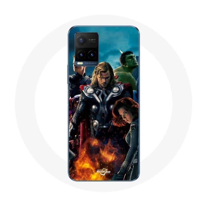 Coque pour Vivo Y21s 2021 / Y21 2021 Avengers film de super héros