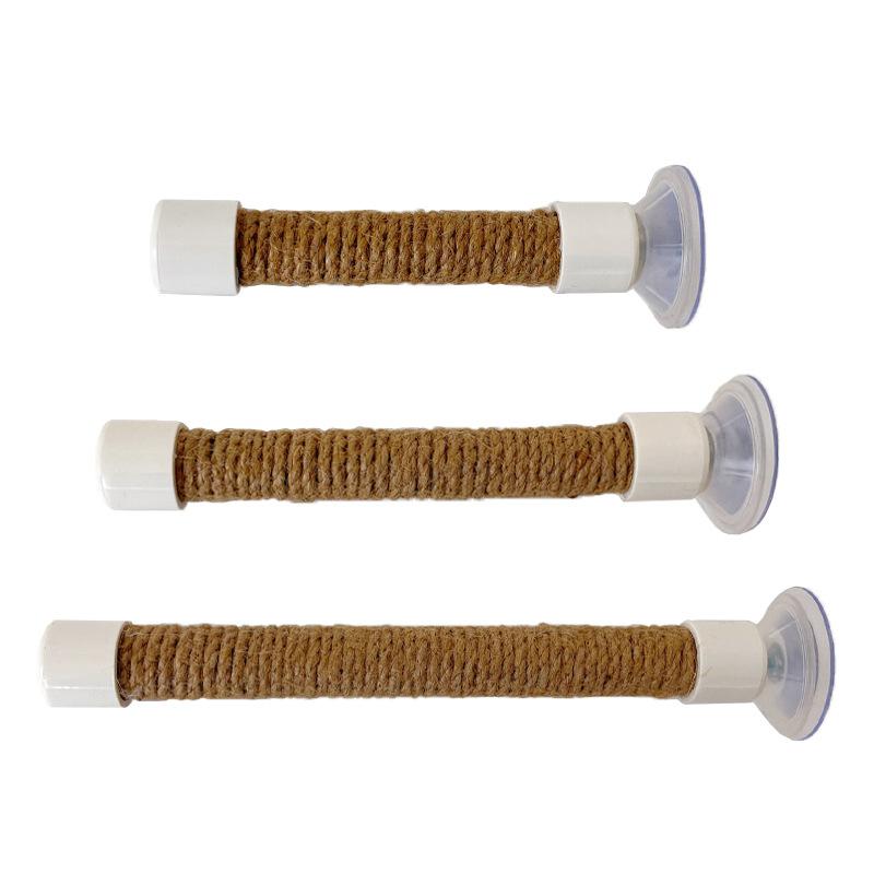 Портативная маленькая присоска, пеньковая веревка, жердочка для попугая, автомобильная интерактивная тренировочная рама, жердочка для птиц «Черный феникс тигровая кожа»