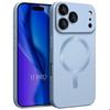 Phone Case - E.F.Connection - for iPhone 17 Pro - Fine Silicone with Magnetic Circle - Blue