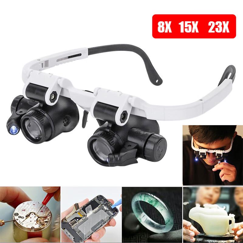 9892H-1 Portable Magnifier with Dual LED Lights
