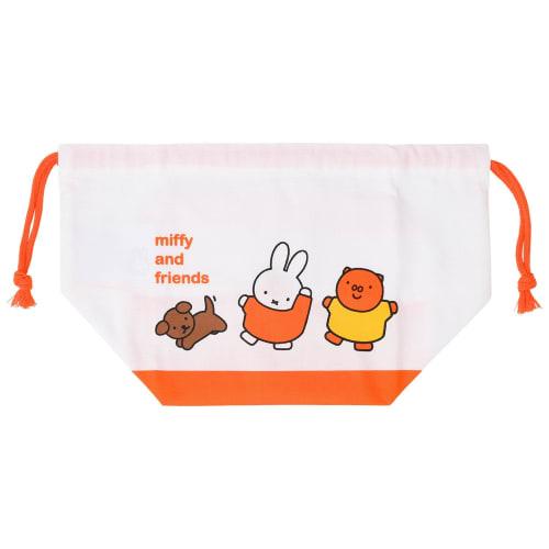 Kutsuwa Miffy Lunch Bag, Miffy Kids Lunch Series, MF822, Made In Japan