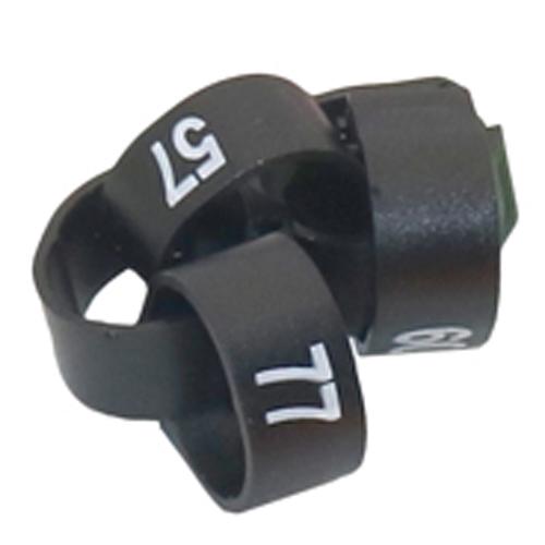 100 шт. 12 мм 14 мм Пластиковые клипсы для птиц Кольца Цветные кольца для ног голубей № 1-100 Для 10 цветов