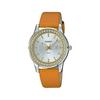Оранжевые аналоговые женские часы, Orange Analog Women's Watch,  Casio