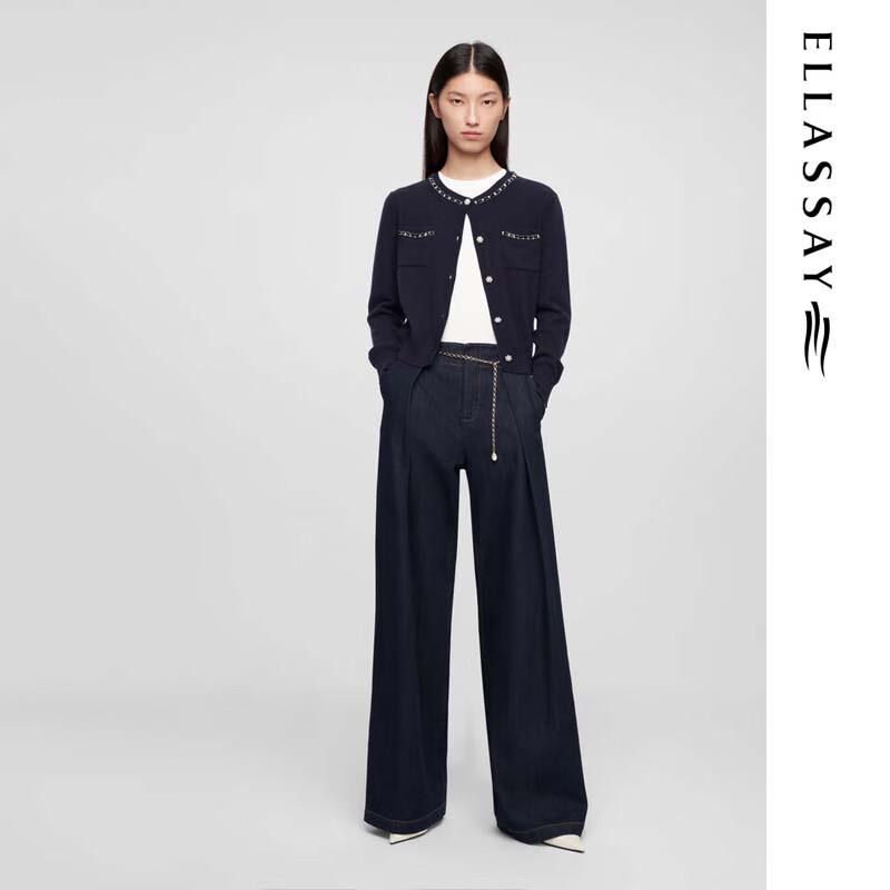 ELLASSAY Women's Wide-Leg Jeans