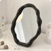Cloud Shape Makeup Mirror Irregular Cosmetic Desk Mirror with Bracket Vanity Decor Student Dormitory Bedroom Desktop Mirrors
