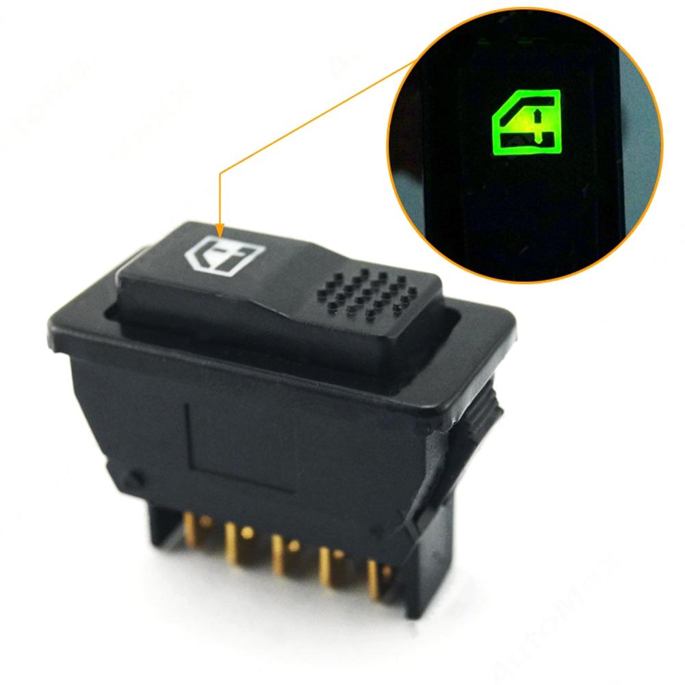 12v 24v 5-pin Single Car Power Window Switch Universal Application Car Accessories