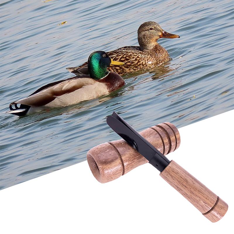 Outdoor Duck Call Whistle Hunting Wooden Realistic Sound Turkey Locator Crow Bird Animal Caller Whistle Duck Hunting Tool