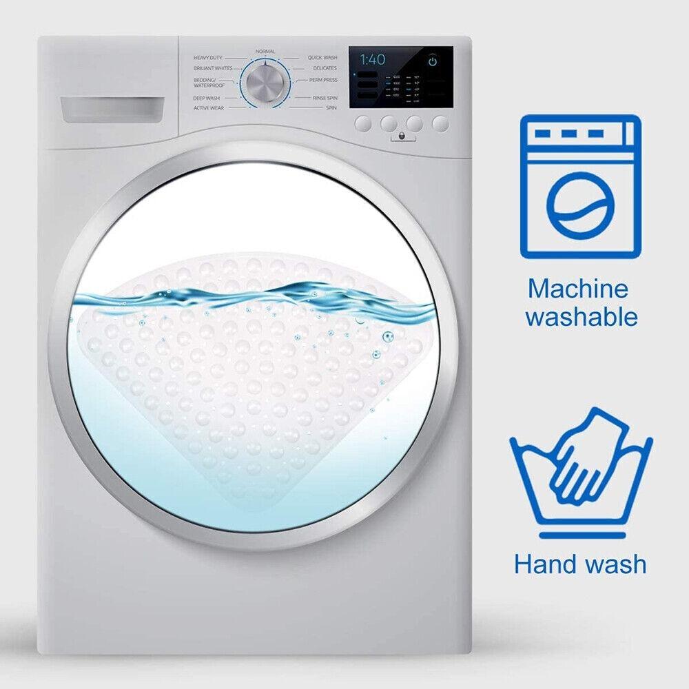 1 шт. 54x54 см Нескользящий коврик для душа с присосками Резиновый угловой Противоплесневый Безопасный напольный коврик для ванной Комнатный ковер Коврик для ванной