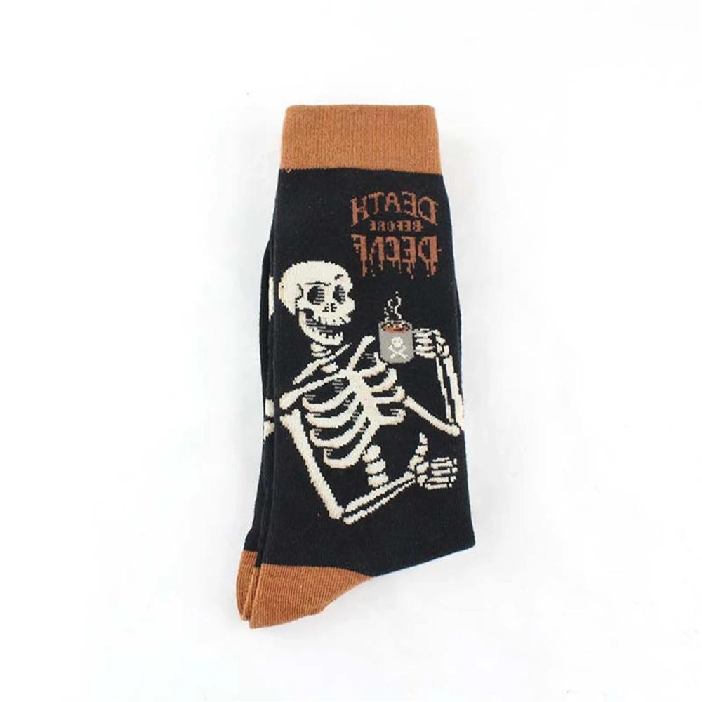 Новые унисекс забавные носки с изображением динозавра, акулы, кошки, собаки, оленя, черепа, лягушки, рыбы, совы, петуха, морских волн, мопса, обезьяны, астронавта для мужчин и женщин, Прямая поставка