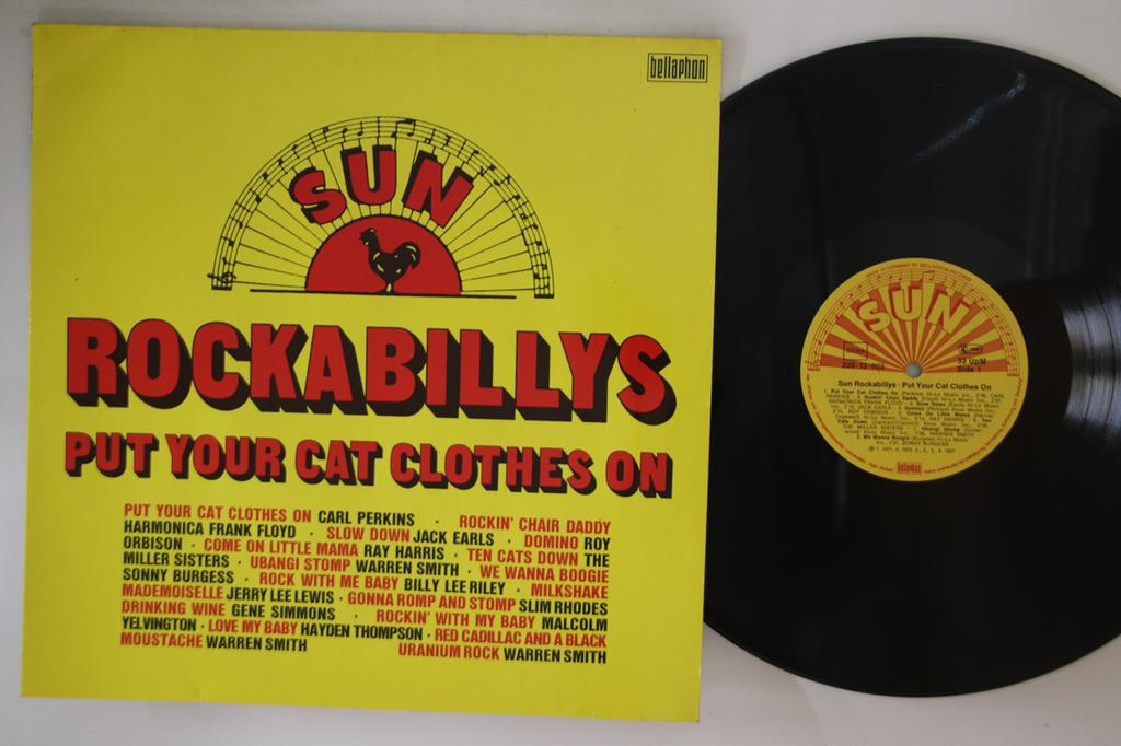 Виниловая пластинка РАЗЛИЧНЫЕ - Sun Rockabillys - Put Your Cat Clot 22013023 SUN Германия Рок Б/у