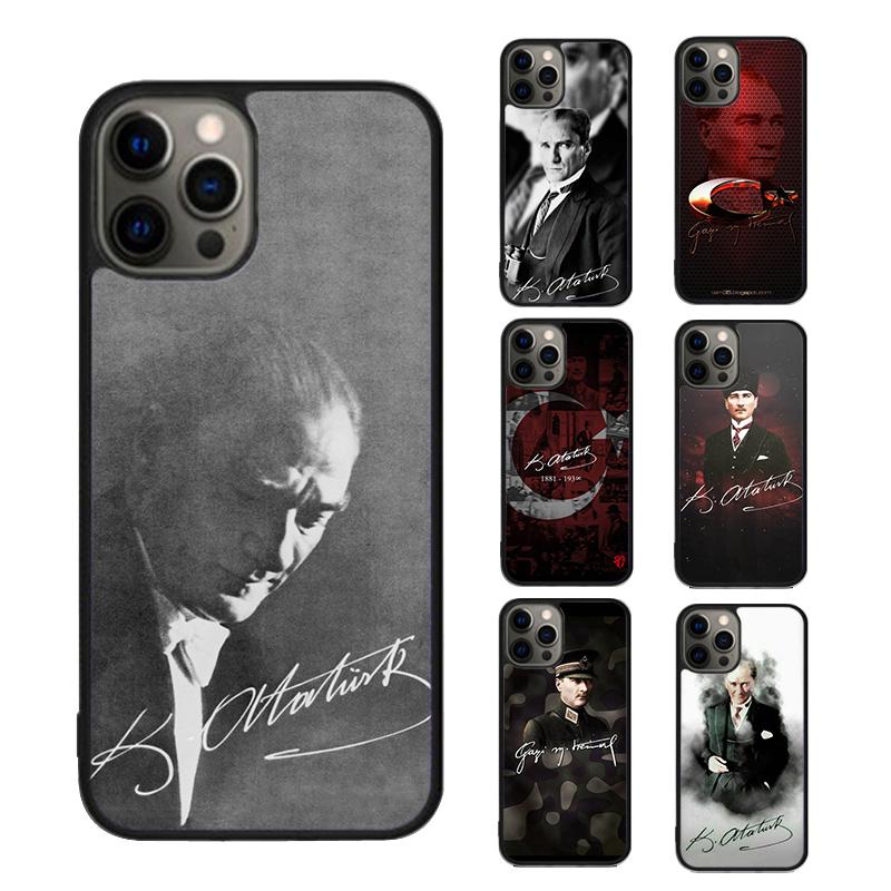 Чехол для телефона с подписью Мустафы Кемаля Ататюрка Для iPhone 17 15 16 14 13 12 11 Pro Max Coque Для Apple PLUS fundas