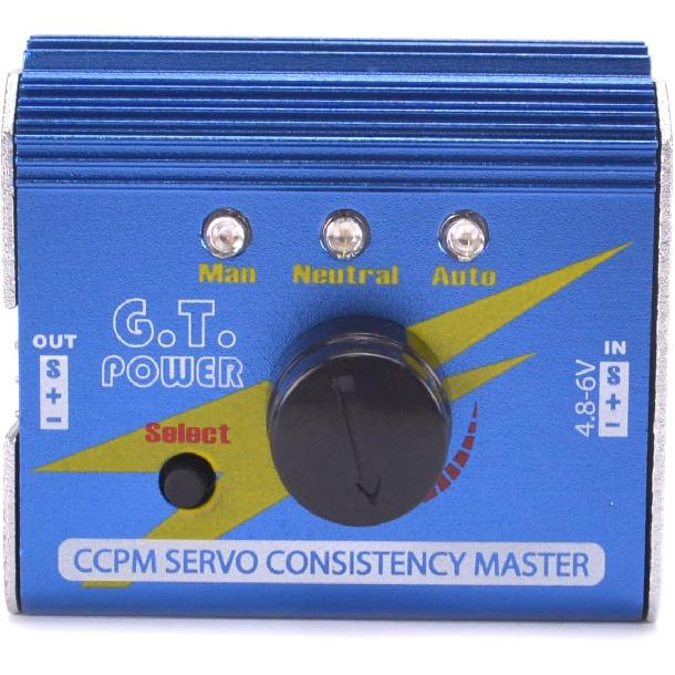 G.T. Power Servo Tetser Multi 3CH Digital Servo Tester ECS Consistency Speed Controler Checker RC Aluminum Shell Servo Tester for RC Helicopter Car