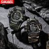 Men Digital Watch Waterproof Stopwatch Hourly Alarm Clock Silicon Tape Military Sport Junior Student Electronic Wristwatch