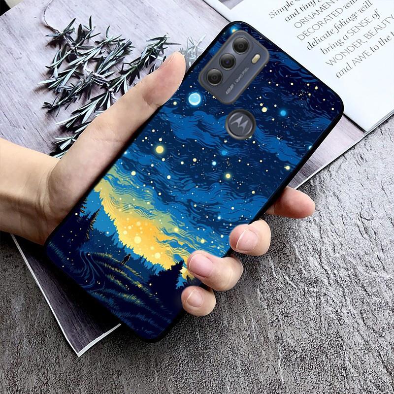 Эстетический чехол для телефона «Звездное небо» для Moto G84 G22 G32 G42 G52 G62 G53 G72 G60 G60S G100 G10 G20 G30 G13 G50 G 5G G Pure