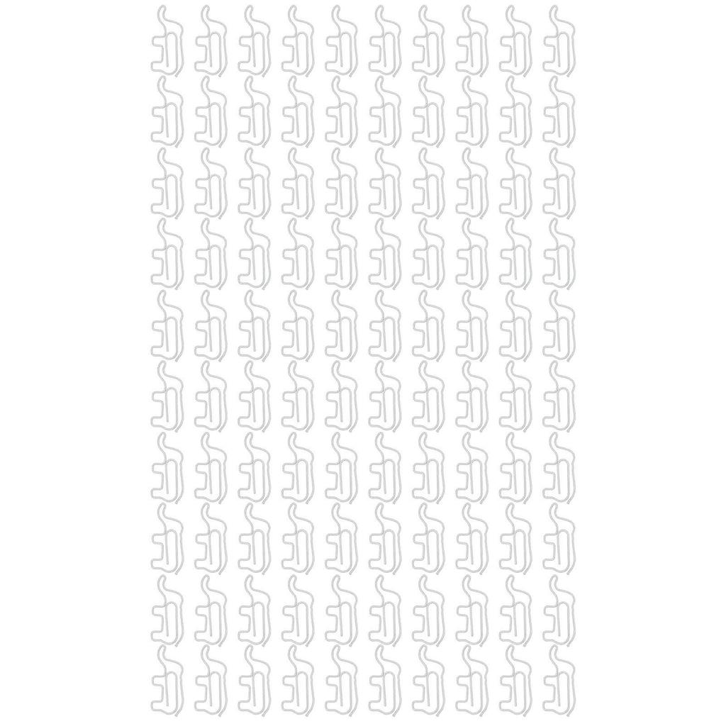 100 шт. скрепок для бумаги, симпатичная форма, нескользящая, цветная, устойчивая к ржавчине, портативная, легкая для карт