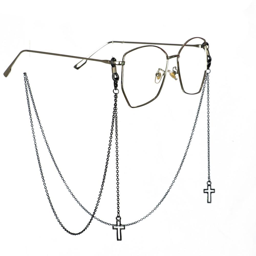 Spectacles Neckline Glasses Chain Cross Sunglasses Chain New Cross Pendant Glasses Chain Men