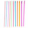 Crochet Hooks Alumina 11 Pcs Multicolor Knitting Needles Craft Yarn 0.08‑0.30in for Knitting