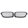 Для BMW 3 серии F30 F31 F35 2012-19 320i 325i 328i Блестящая решетка переднего бампера в стиле двойных линий Серебристая решетка в стиле Diamond