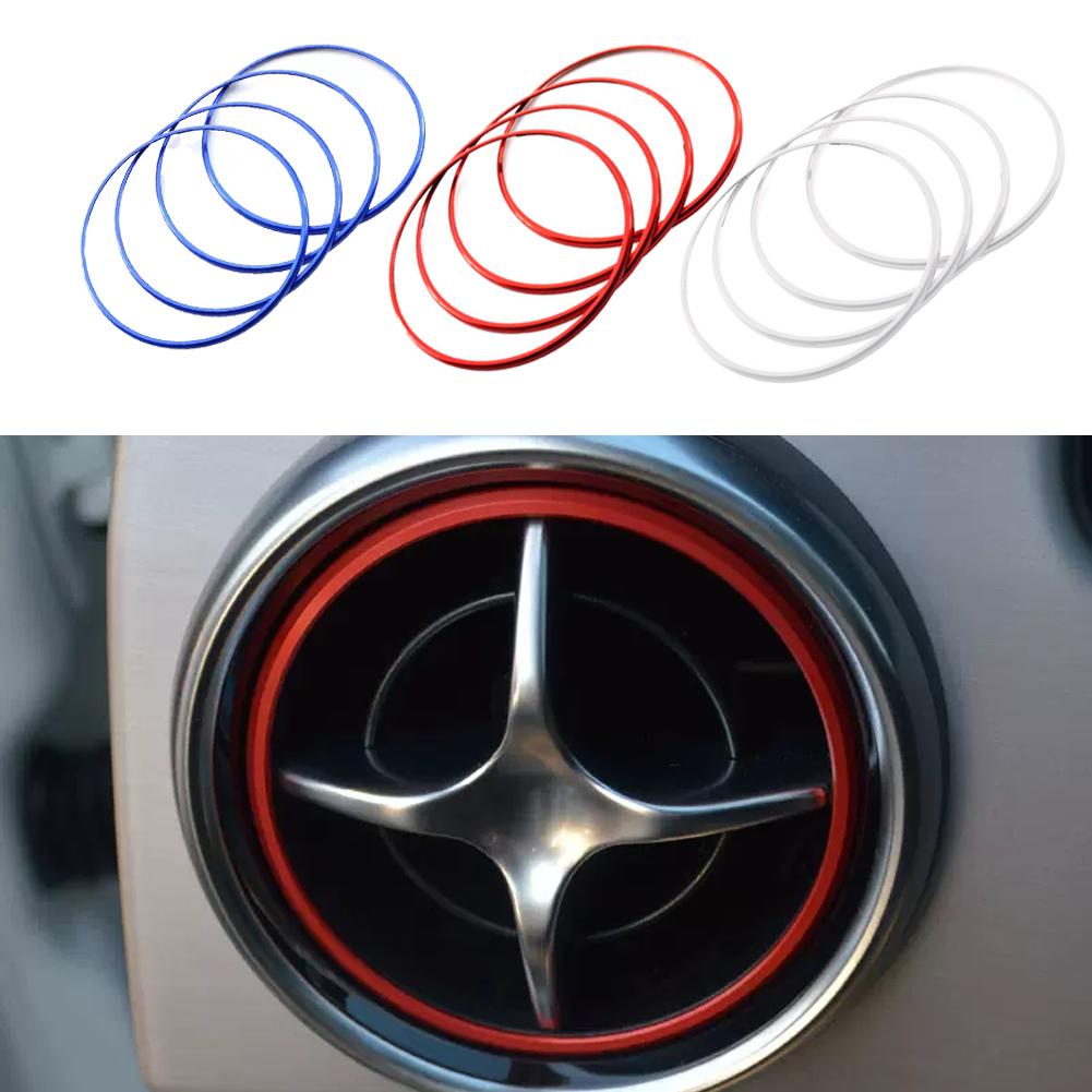 Автомобильный кондиционер переменного тока, накладка на кольцо, наклейки для Mercedes Benz SLK SLC R172 SLC180 SLC200 SCL300 SLC43