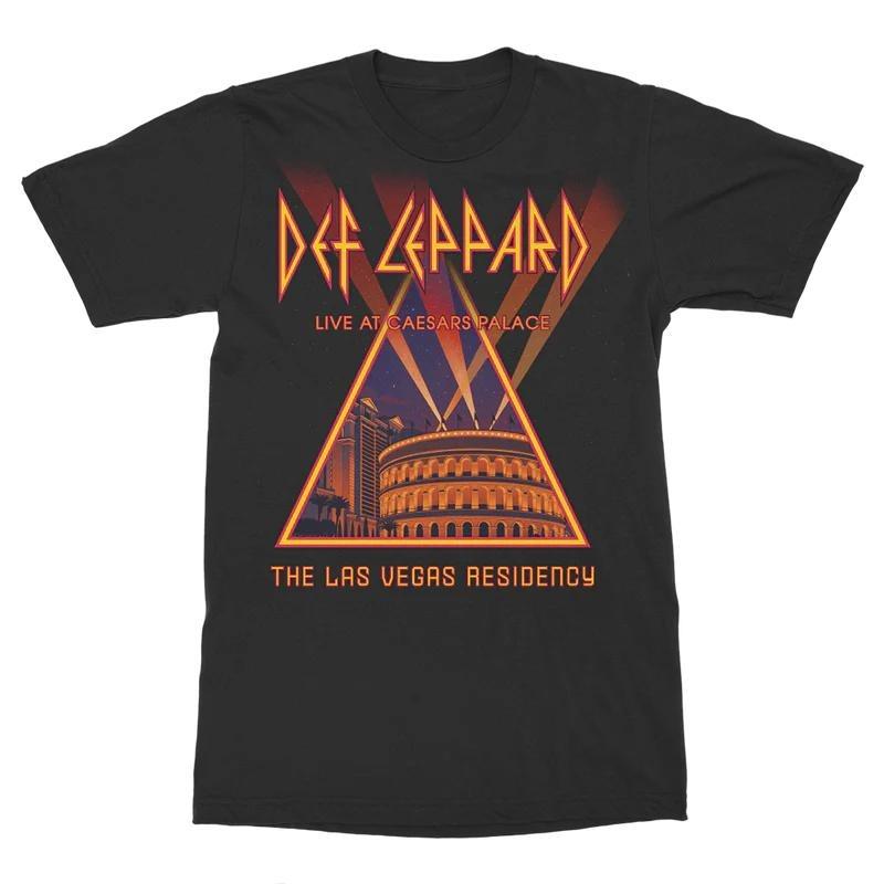 Def Leppard 2026 New Hot Selling Las Vegas Residence Commemorative Fashionable Comfortable Casual Breathable Cotton Tshirt