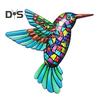 Железный Красочный Колибри Настенное Украшение Домашнего Офиса Гостиная Ванная Комната Крытый Открытый Металлический Настенный Художественный Подвесной Орнамент Птицы Подвеска