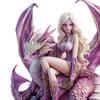 Художественная 2D Плоская Статуэтка Дракона Красивая Женщина Акриловая Нетоксичная Декоративная Фигурка Орнамент Для Гостиной Офиса Настольный