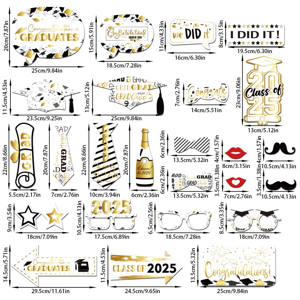 Grad Celebrations Graduation Frame Banner Party Decorations  Graduation Season