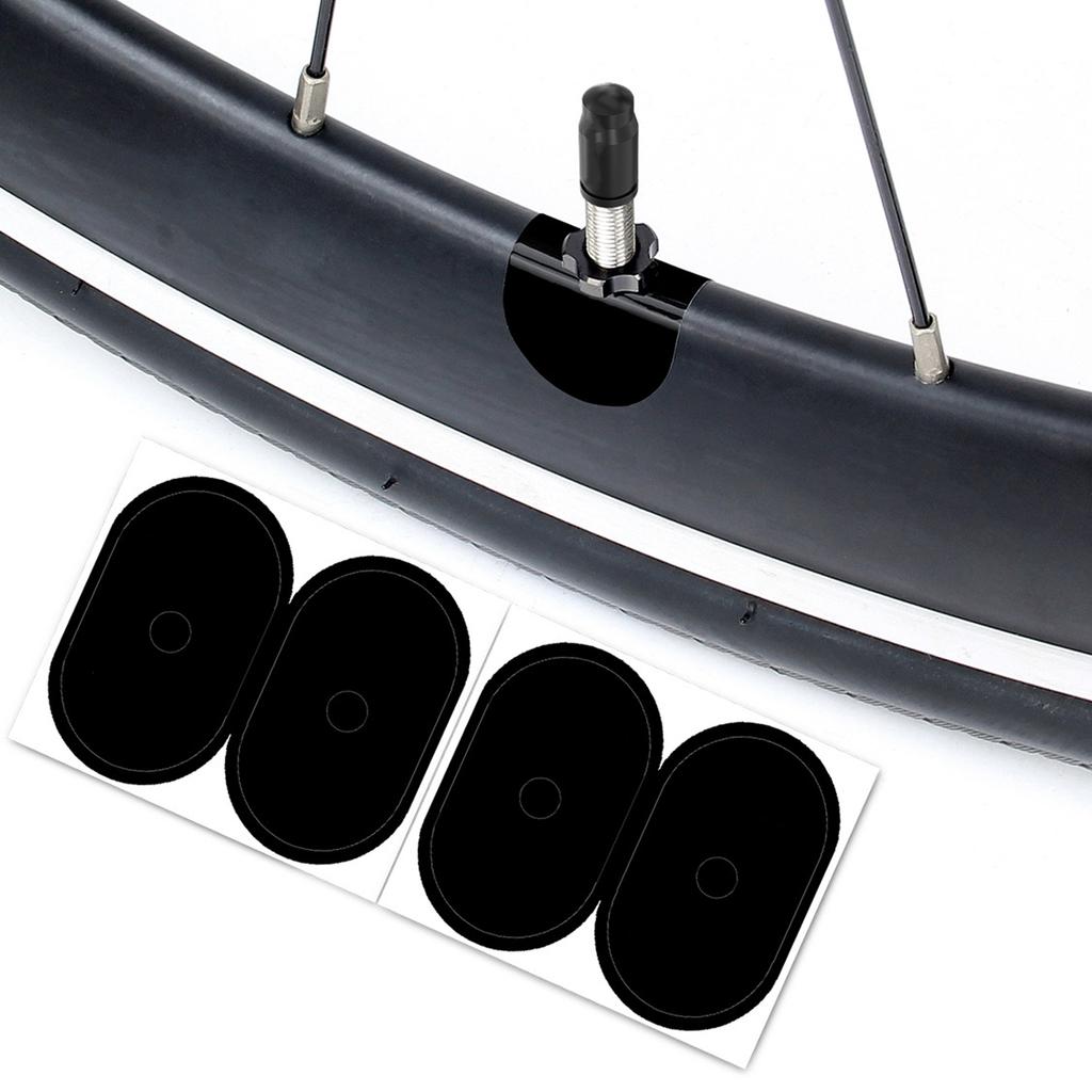 2/5pairs Mountain Bike Tire Valve Sticker Rim Protection Pad Bicycles Tire Air Nozzle Protective Stickers Enduring