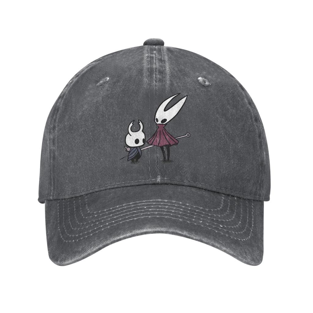Hollow Knight Silksong Cute Baseball Caps Retro Distressed Washed Headwear Unisex Outdoor Summer Unstructured Soft Hats Cap