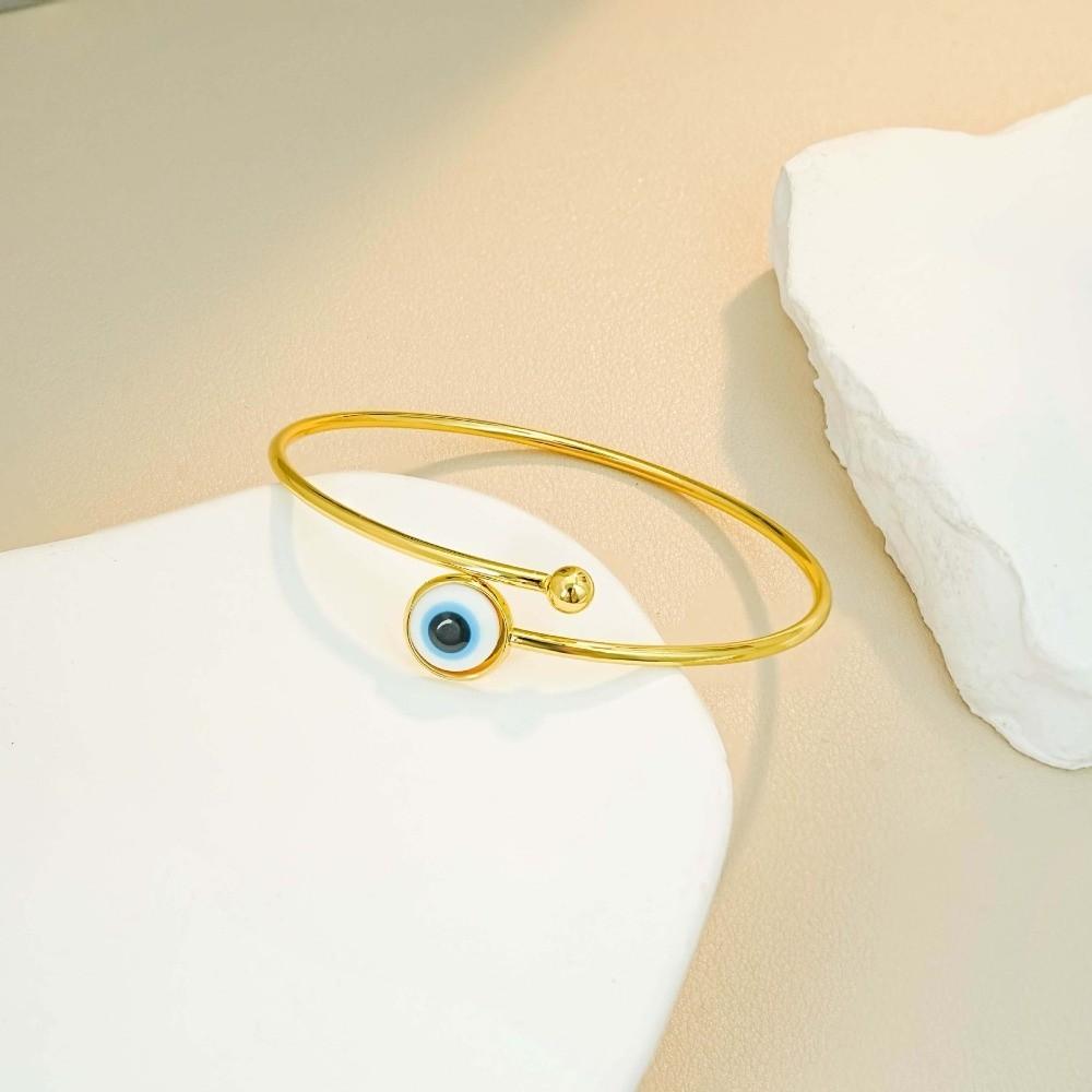 Personalized Demon Eye Bracelet Gothic Blue Eye Ring Adjustable Creative Bangle Special Occasions