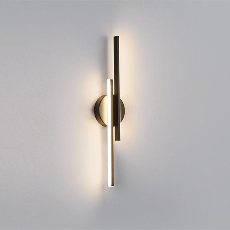 Современная светодиодная настенная лампа 55 см 71 см, прикроватная тумбочка для спальни, скандинавский длинный бра, светильник для гостиной, прохода, фона, светильник для отеля