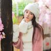 Women's Winter Japanese Style Hat, Scarf & Gloves Set